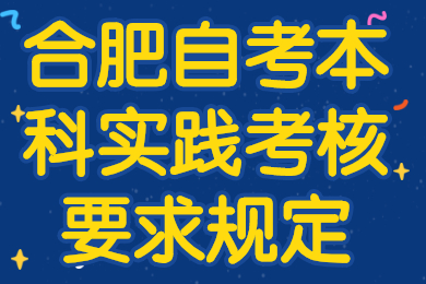 合肥自考本科實踐考核