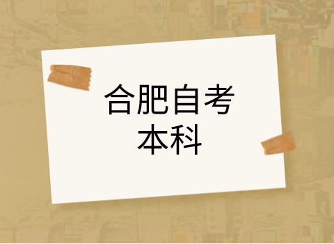 合肥自考本科有哪些專業